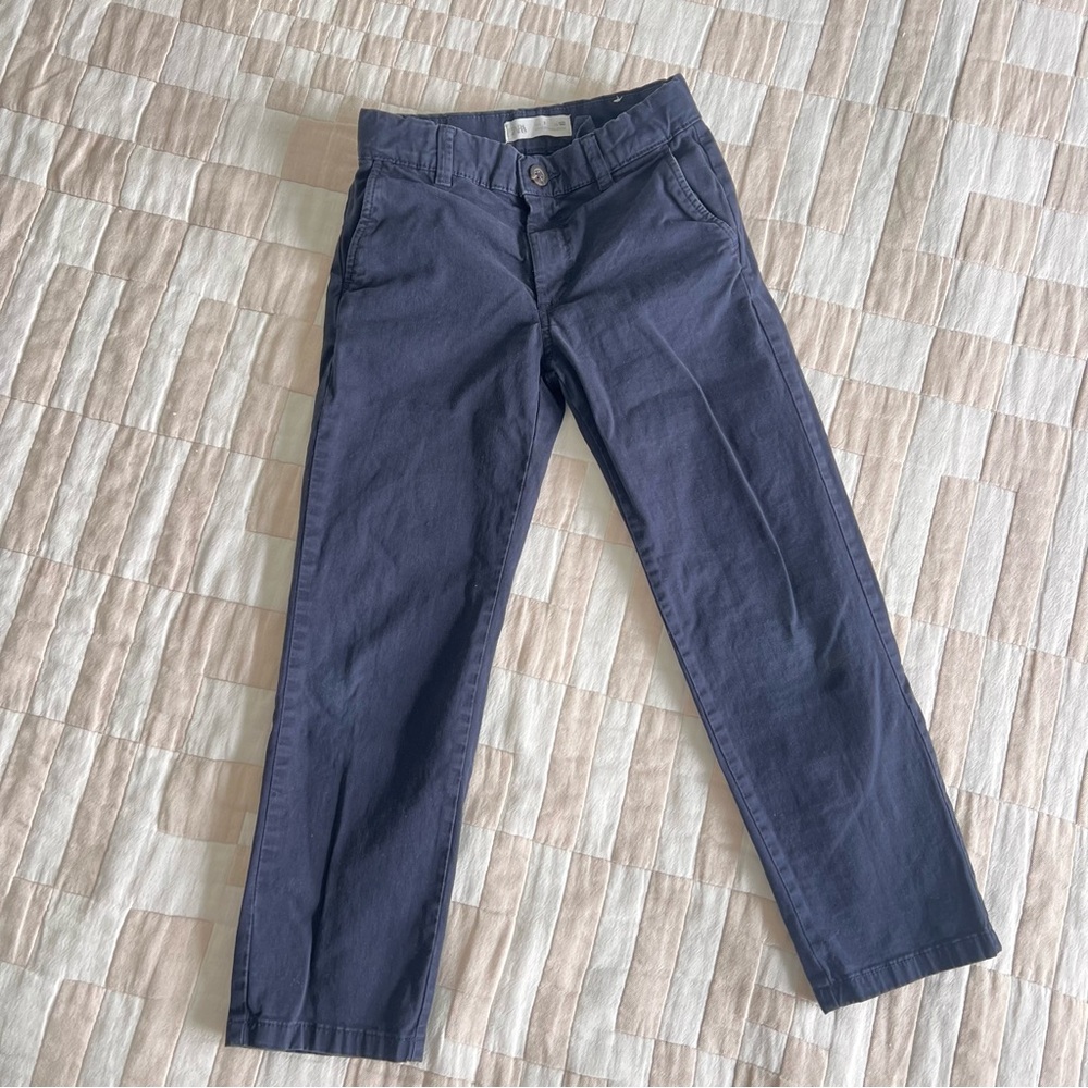 Zara navy chinos